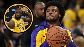"He’s a grown man" - LeBron James deflects Bronny James question, urges media to direct it toward his son