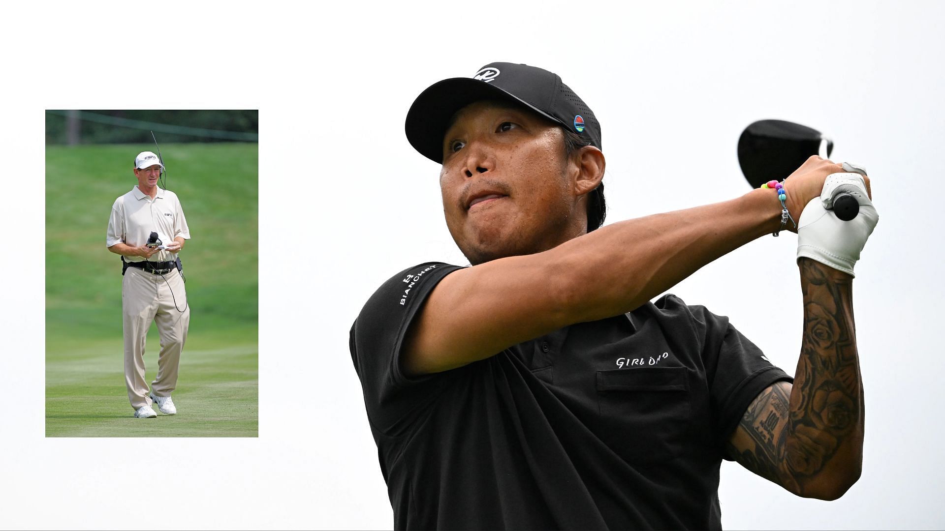 Anthony Kim and Hank Haney (Images via Imagn and Getty)