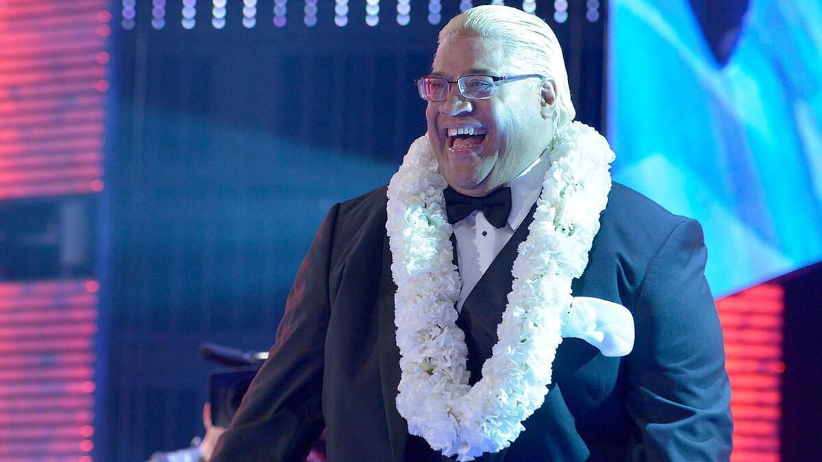 Rikishi during his WWE Hall of Fame induction (Picture courtesy: WWE.com)