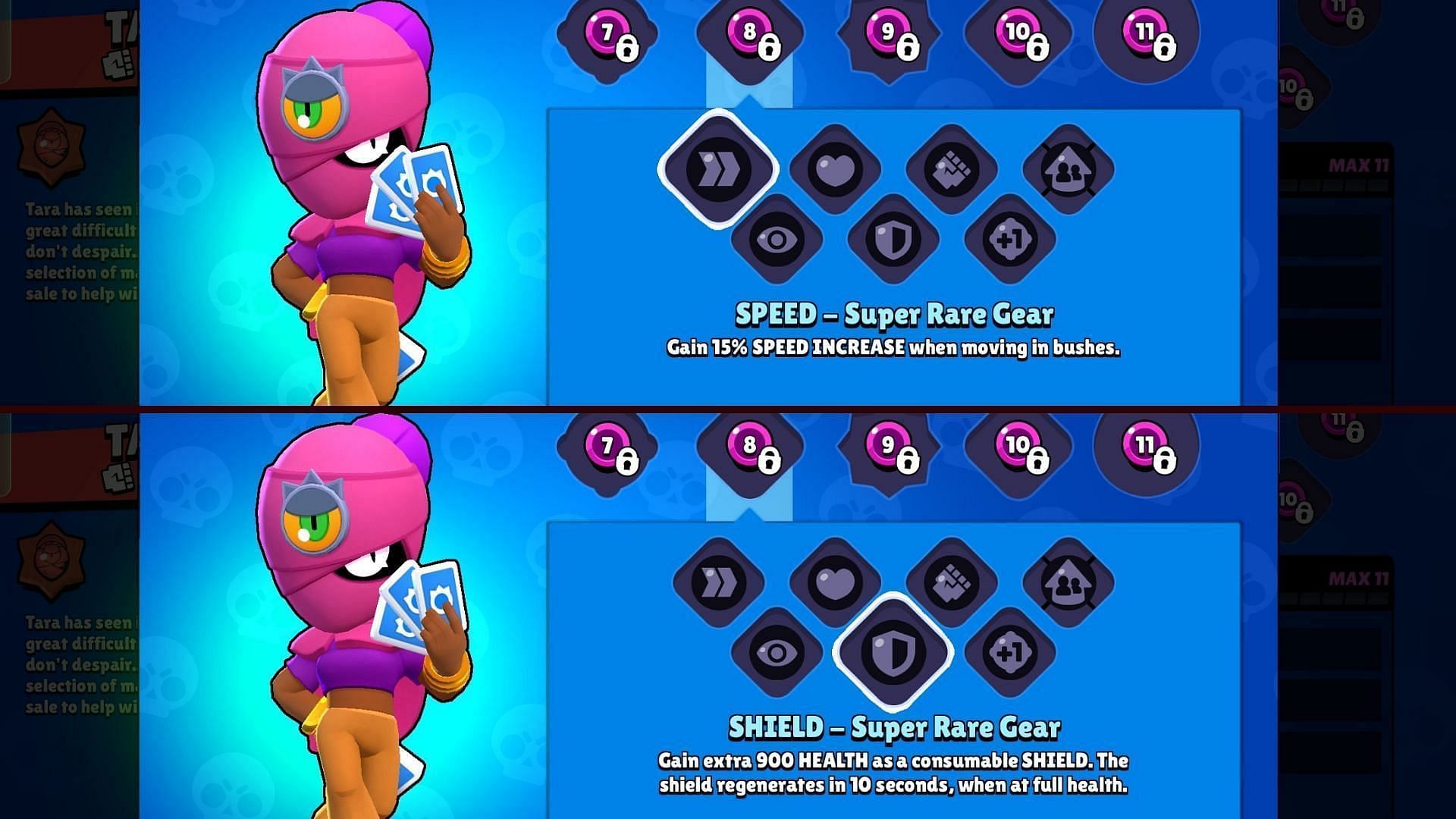 Speed and Shield Gear (Image via Supercell)