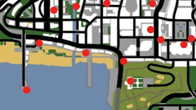 GTA San Andreas graffiti locations