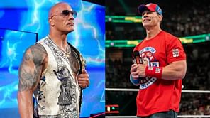 John Cena suddenly reacts to The Rock addressing him following WWE return at Bad Blood