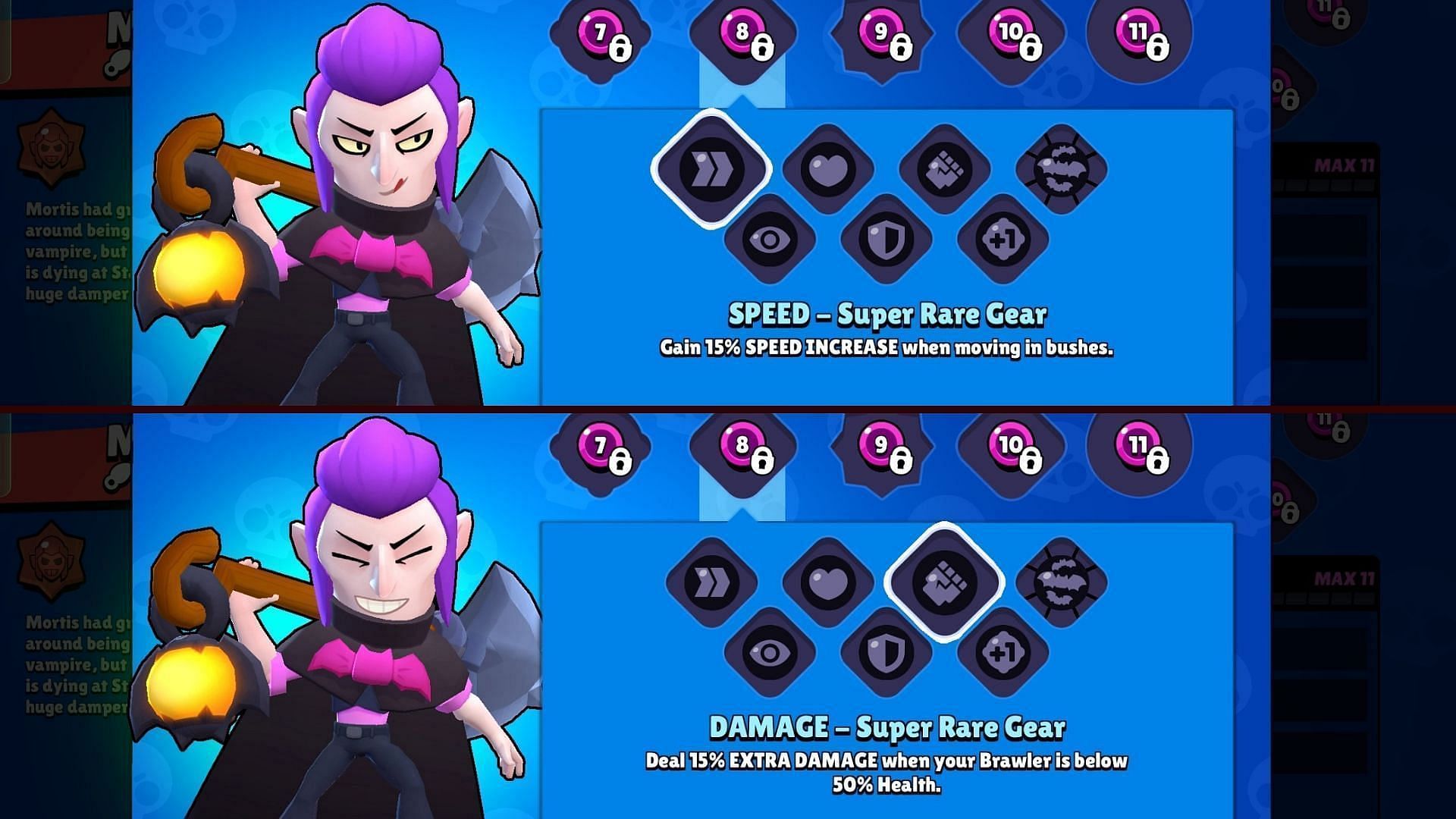 Damage Gear and Speed Gear (Image via Nuverse)