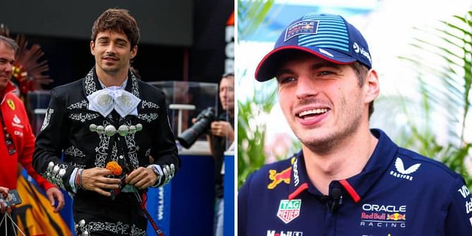 Watch: Max Verstappen reacts to the F1 paddock recreating the iconic 'just an incident' moment between him and Charles Leclerc