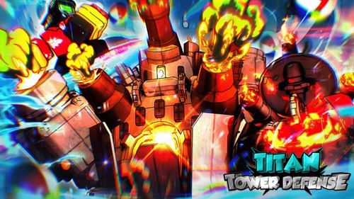 Official cover art for Titan Tower Defense (Image via Roblox)