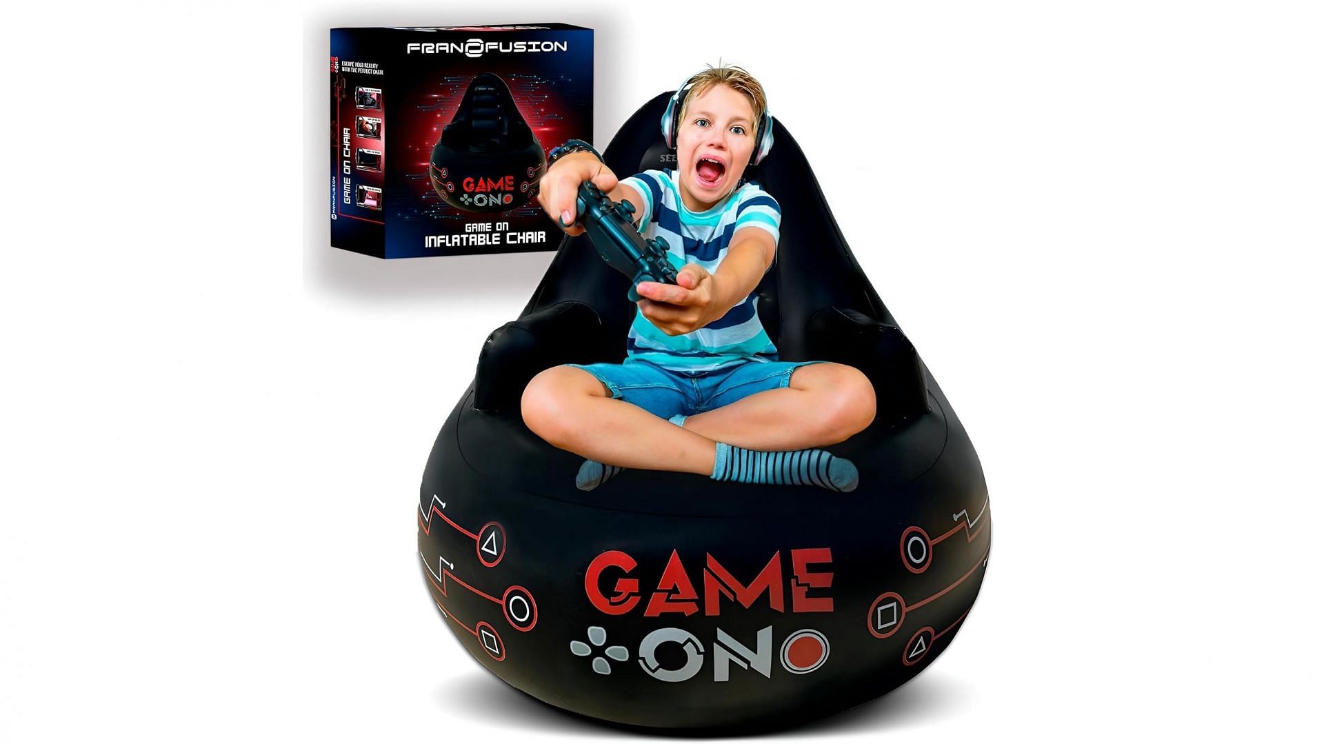 FranFusion inflatable gaming chair for adults and kids (Image via FranFusion/Amazon)