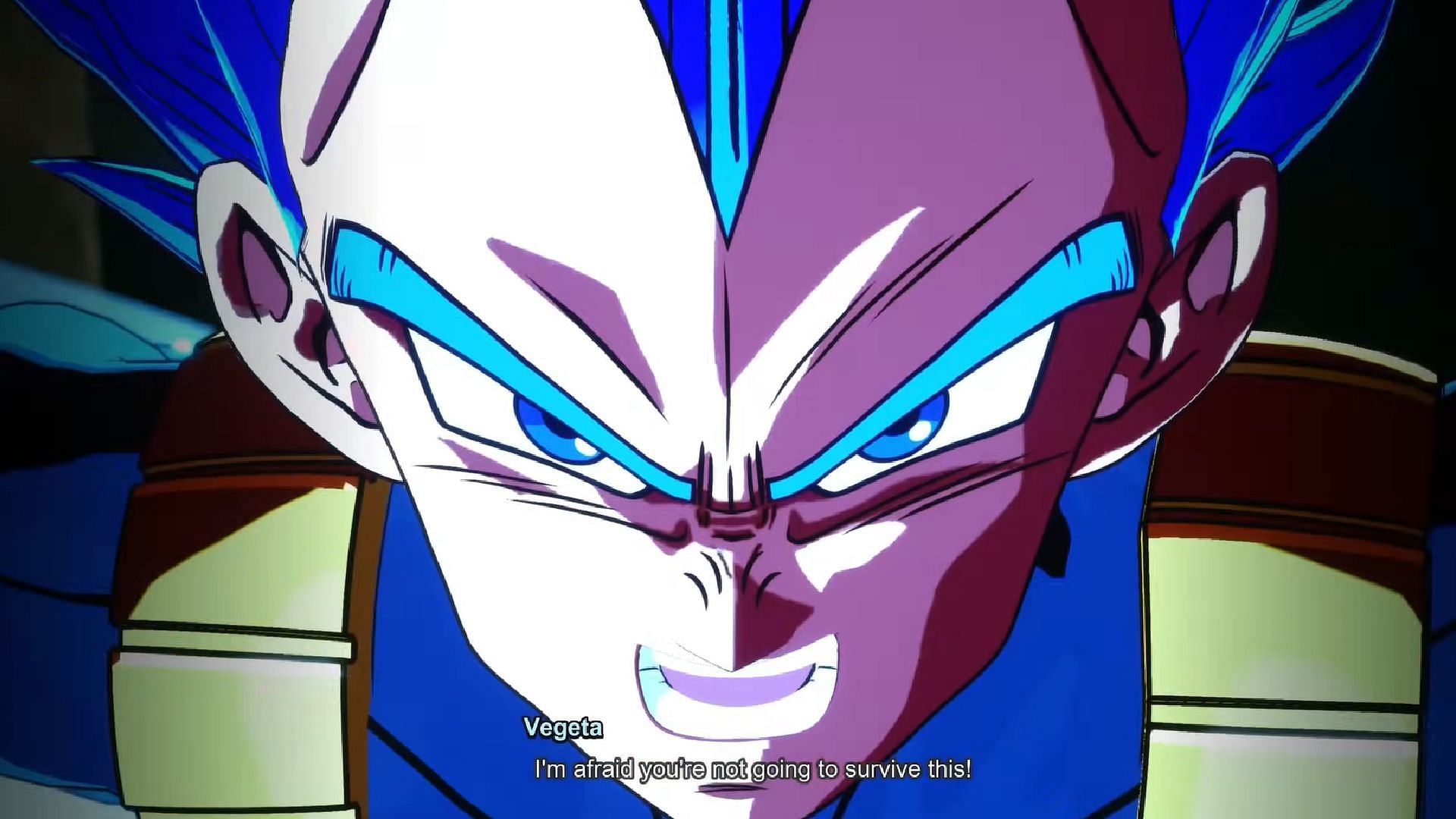 Final God Explosion of SSGSS Vegeta (Image via Bandai Namco || YouTube@CJR Gaming)