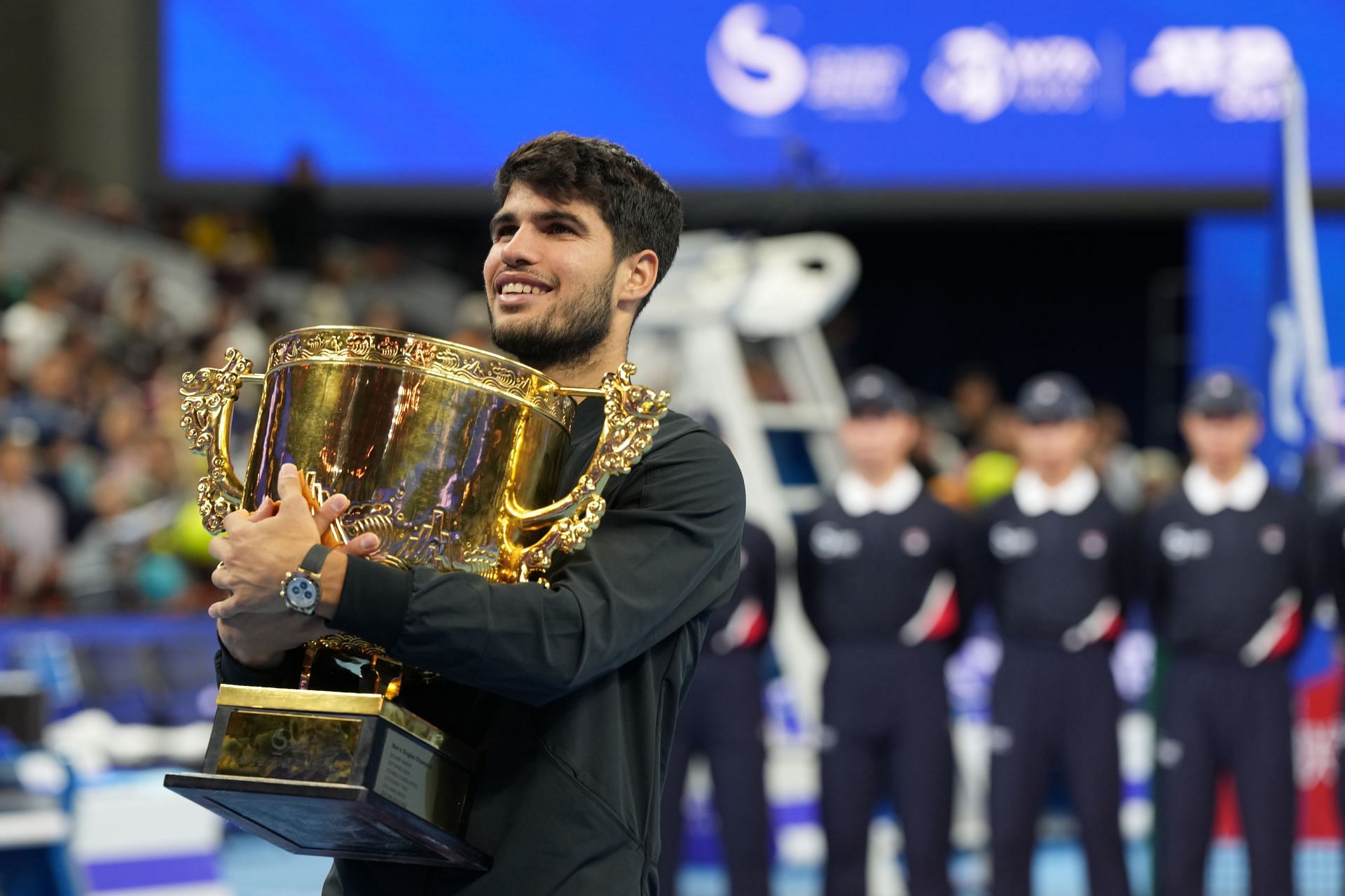 Carlos Alcaraz at the China Open 2024 (Photo: Getty)