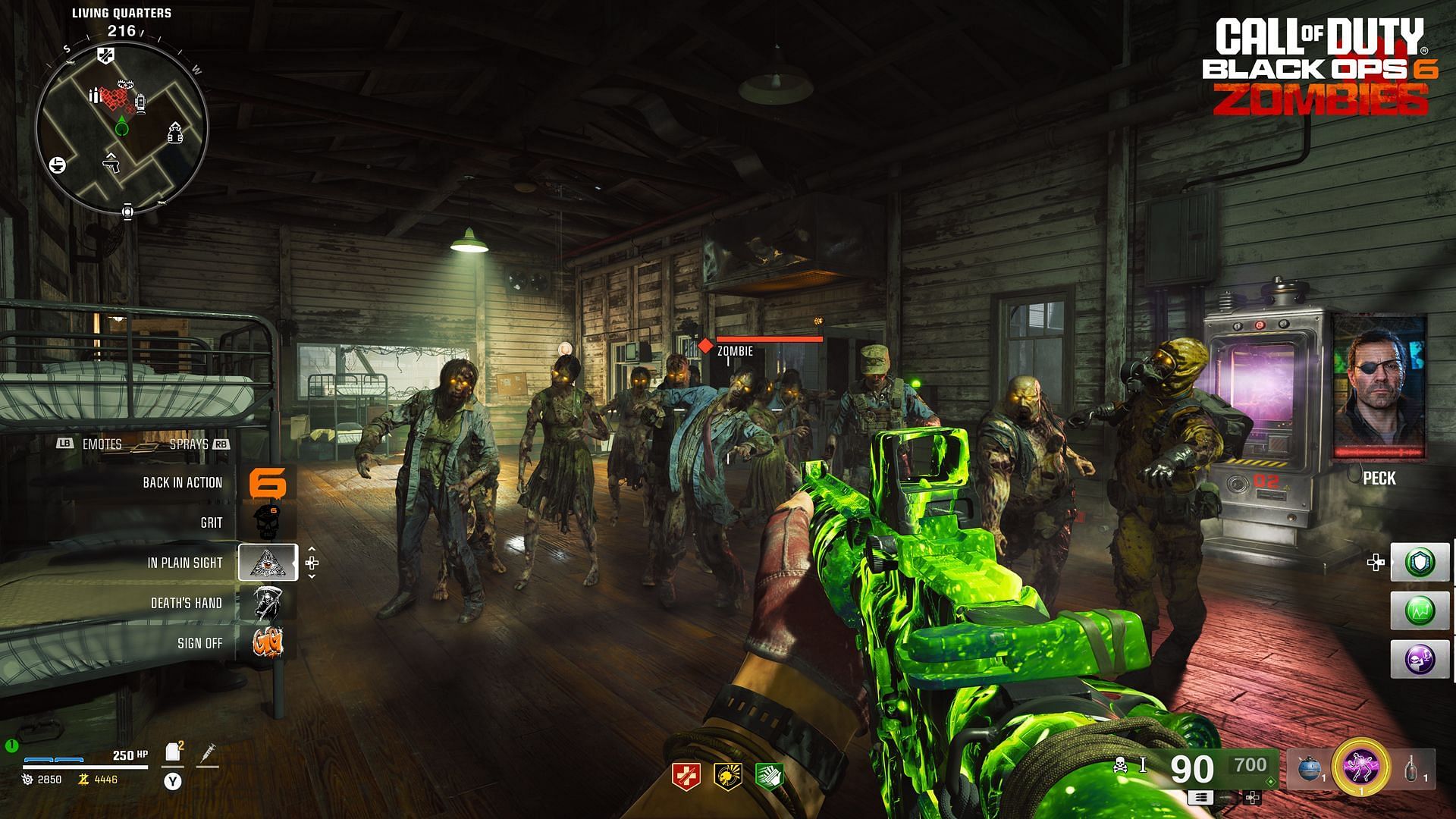 Exploring the HUD customization in Black Ops 6 Zombies (Image via Activision)