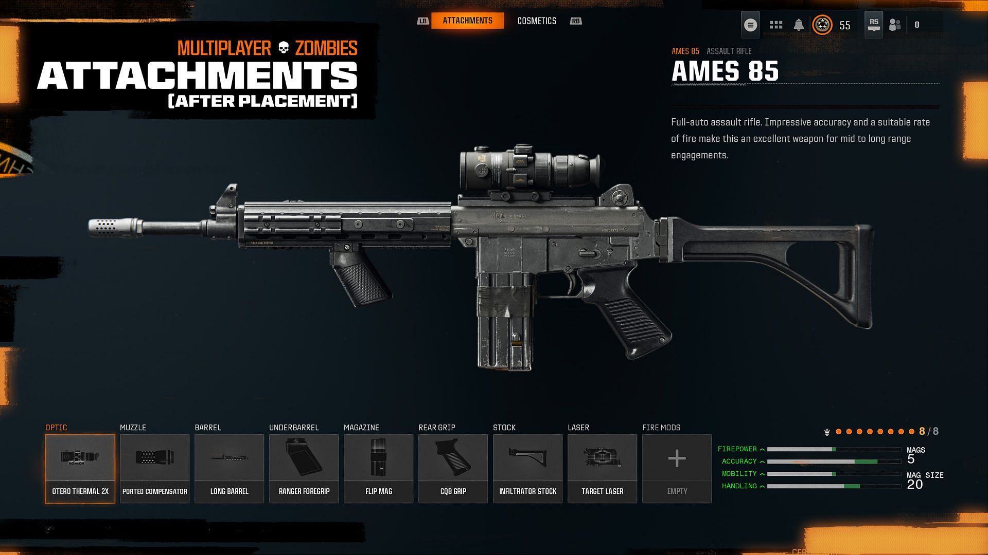 The Black Ops 6 Gunsmith system (Image via Activision)