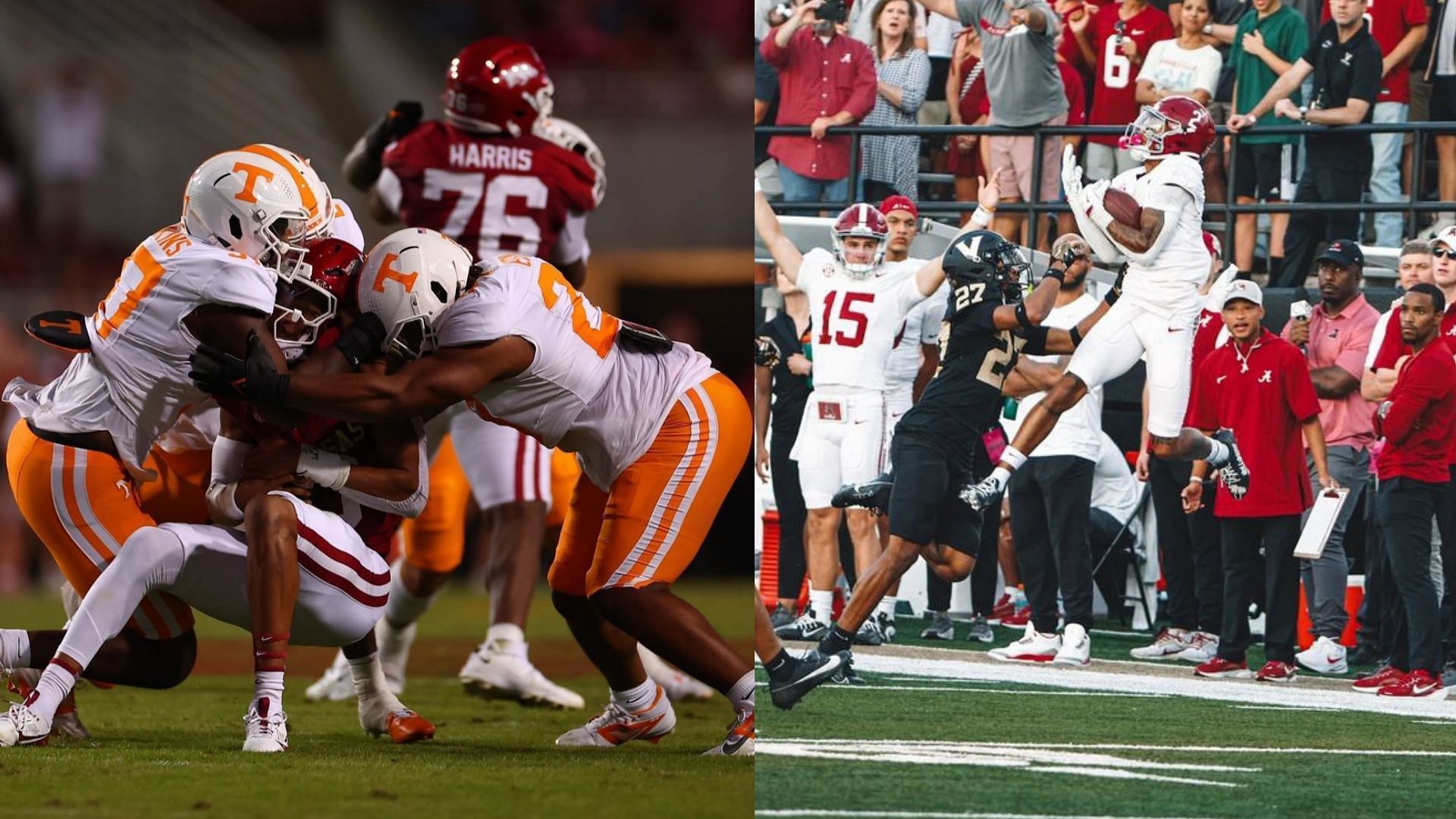 Tennessee and Alabama (Vols &amp; Tide