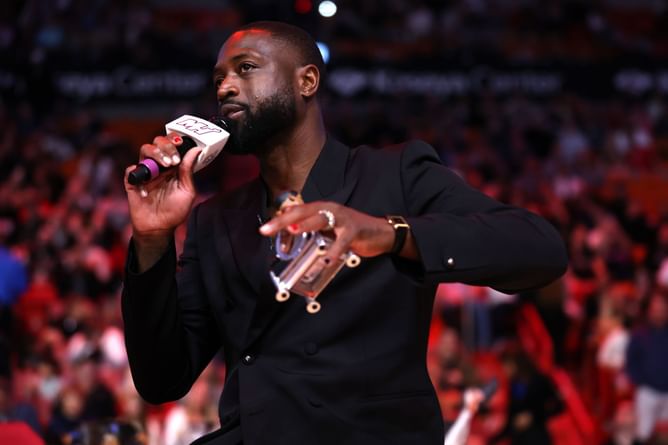 In Photos: Dwyane Wade shares behind the scenes of designing his statue with original creator