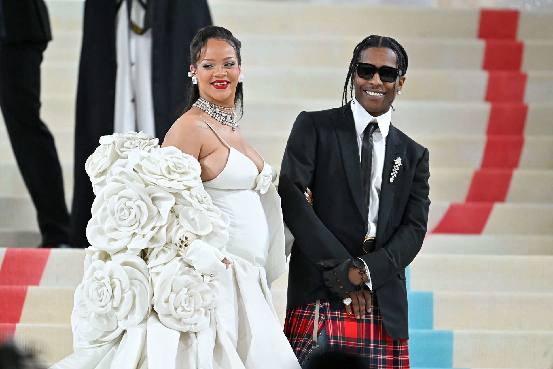 The 2023 Met Gala Celebrating &quot;Karl Lagerfeld: A Line Of Beauty&quot; - Street Sightings - Source: Getty