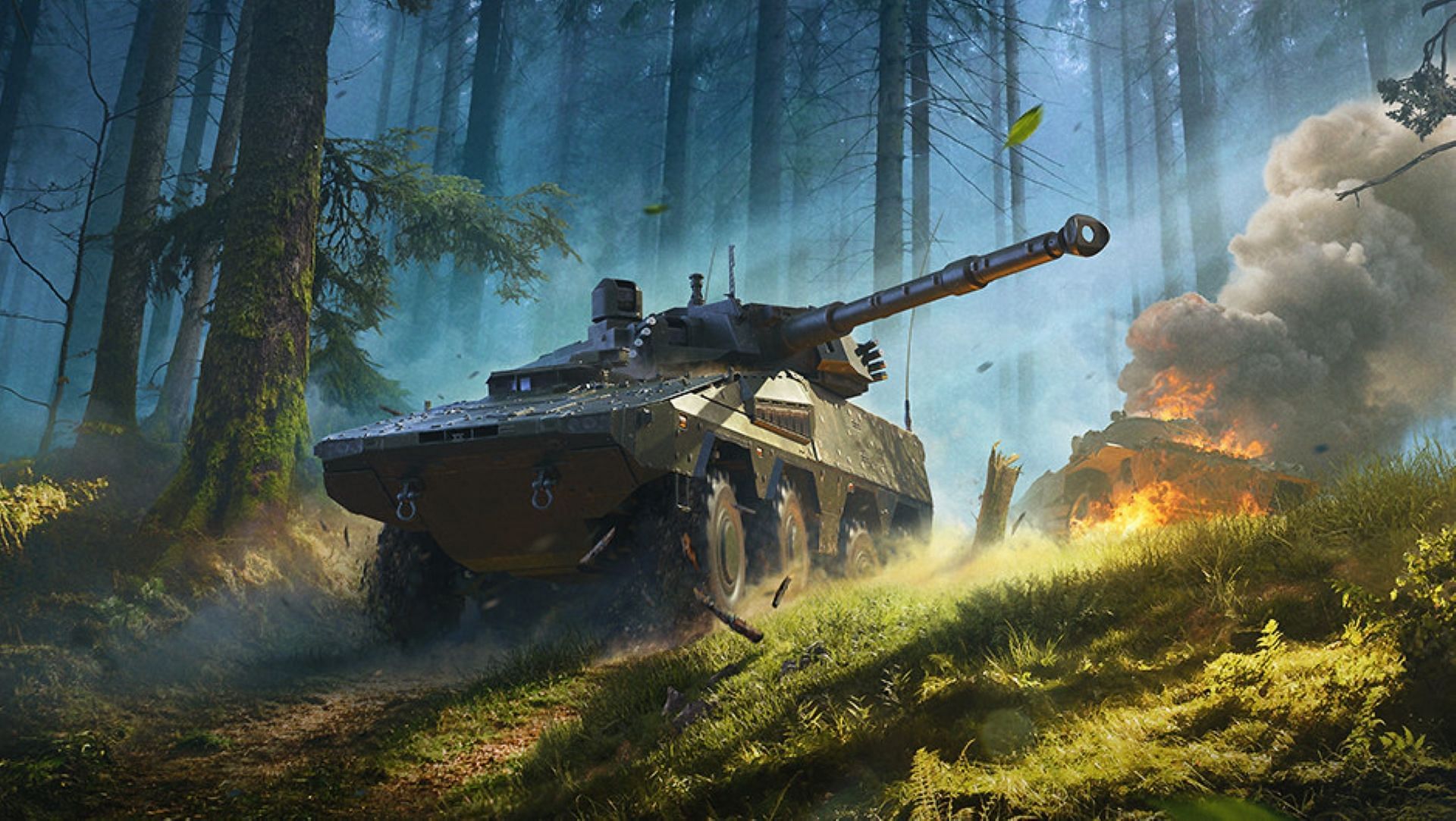 The German Boxer MGS is the reward for the Mobile Sniper event in War Thunder (image via Gaijin Entertainment)