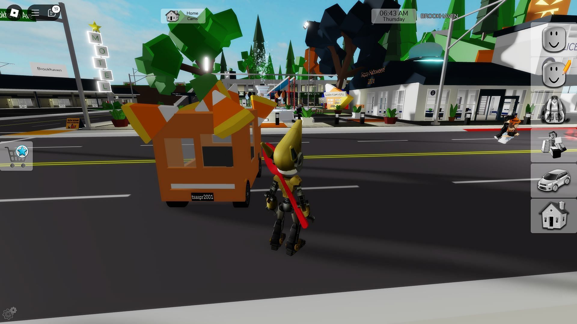 Get this vehicle for finding Candy Corns on Easy difficulty (Image via Roblox)