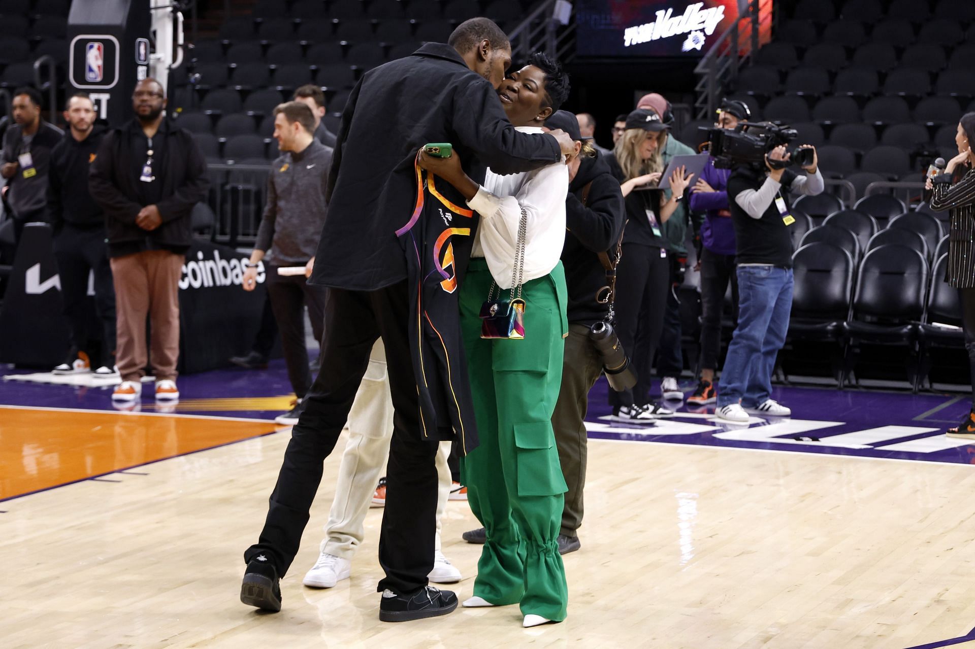 Wanda Durant still loves watching his son play basketball. (Photo: GETTY)