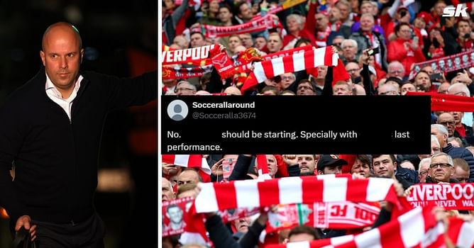 "He should be starting", "You can see the preferences for the Dutch" - Liverpool fans question Slot's decision to bench star for Leipzig clash