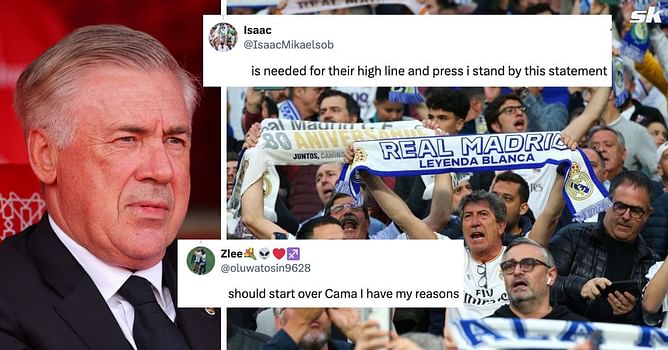 “Needed for their high line”, “Should’ve started” - Real Madrid fans unhappy with midfielder being on the bench for El Clasico vs Barcelona