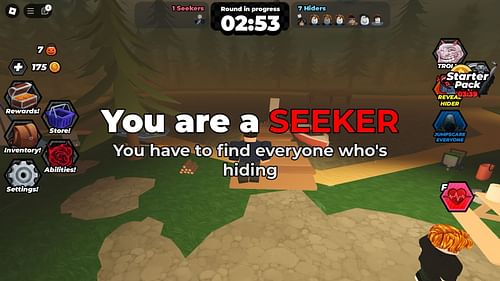 Find every Hider to win the match as a Seeker (Image via Roblox)