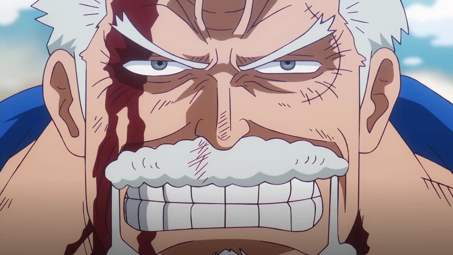 Garp as seen in One Piece episode 1121 (Image via Toei)