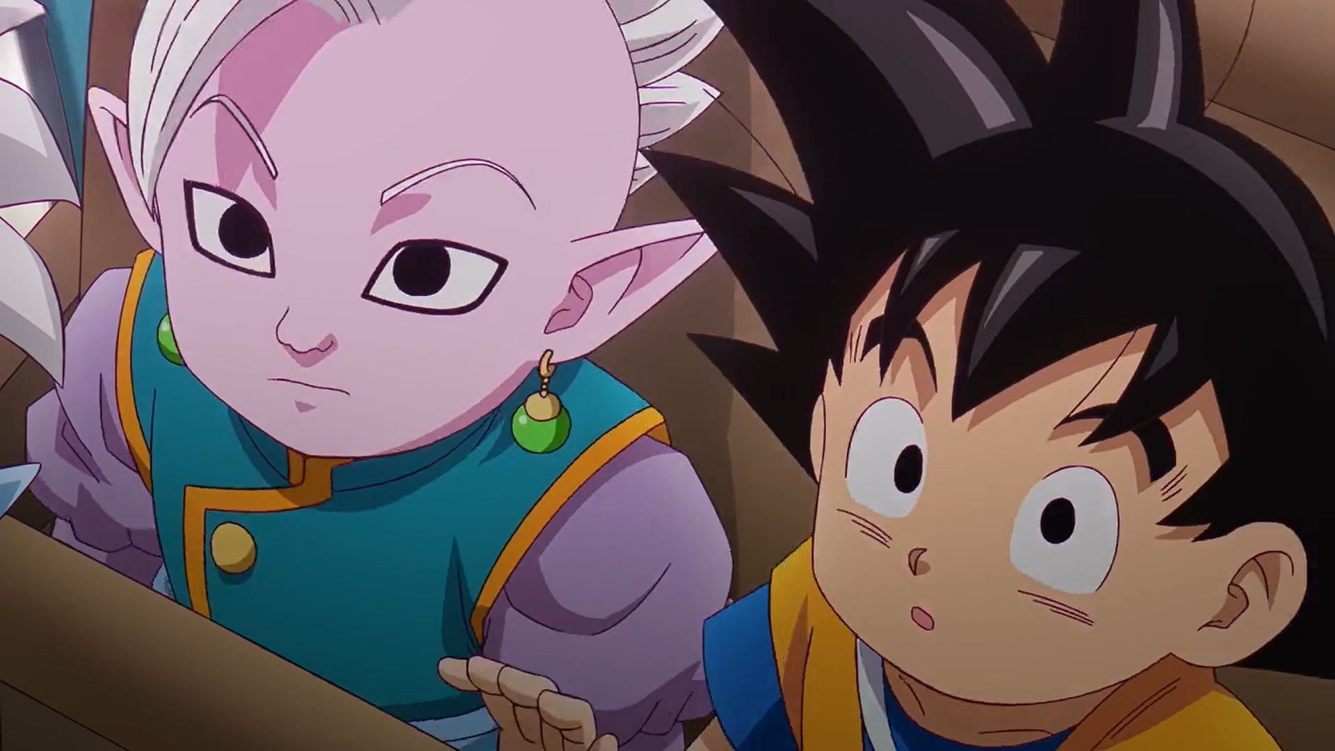 Supreme Kai and Goku as seen in Dragon Ball Daima episode 3 (Image via Toei Animation)