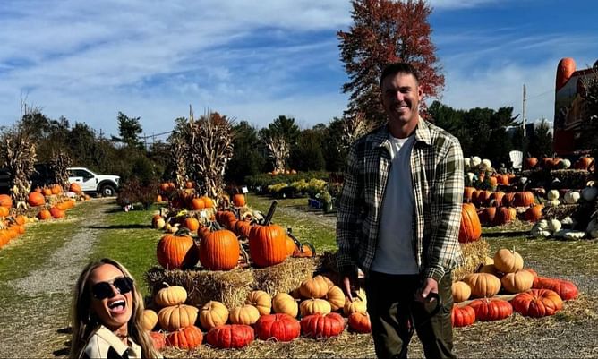 In pictures: Brooks Koepka takes wife and son on a ‘pumpkins’ day out