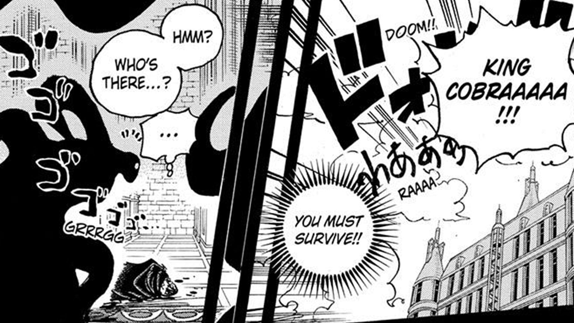 A Gorosei in One Piece chapter 1085 (Image via Shueisha)