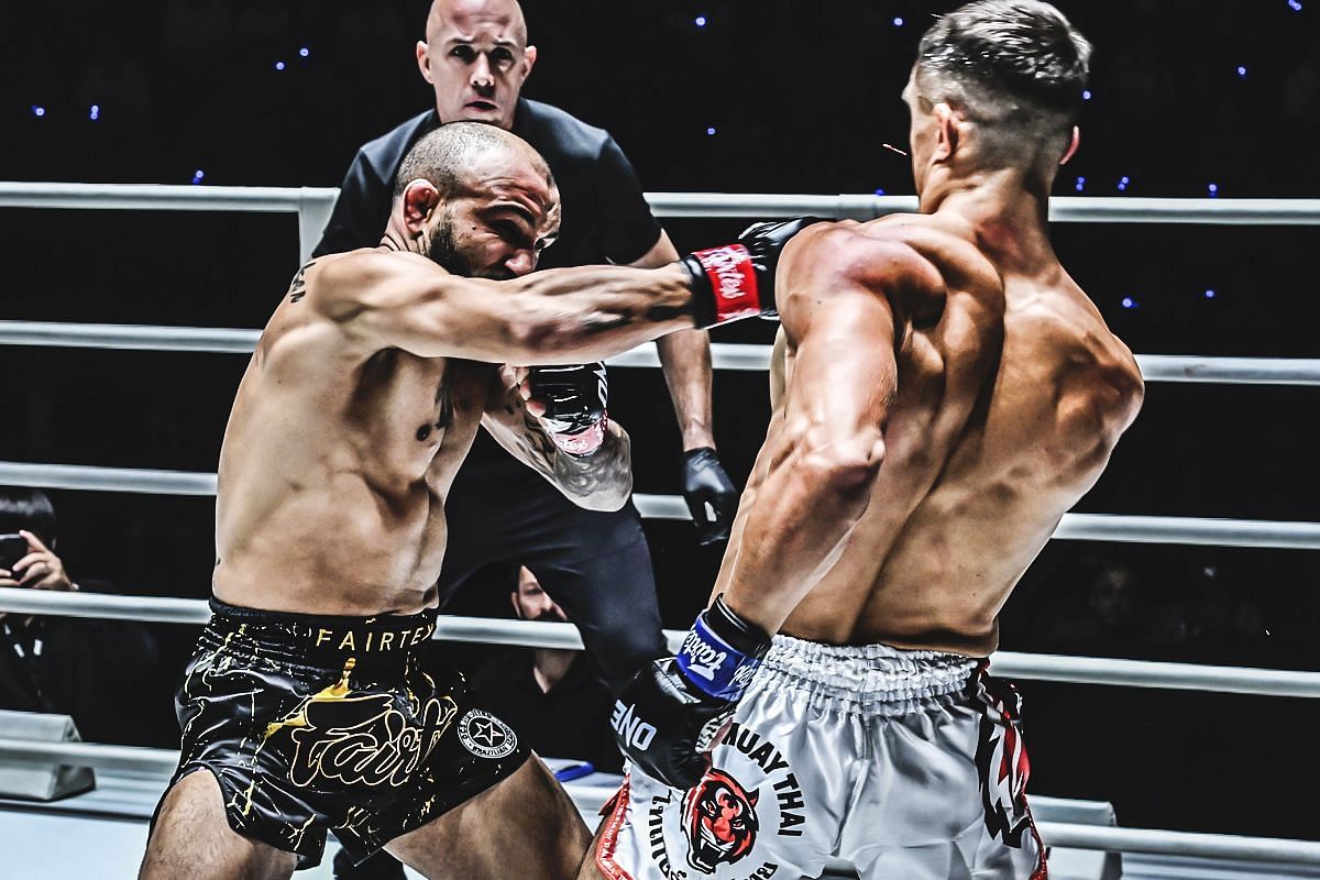 John Lineker and Alexey Balyko - Photo by ONE Championship