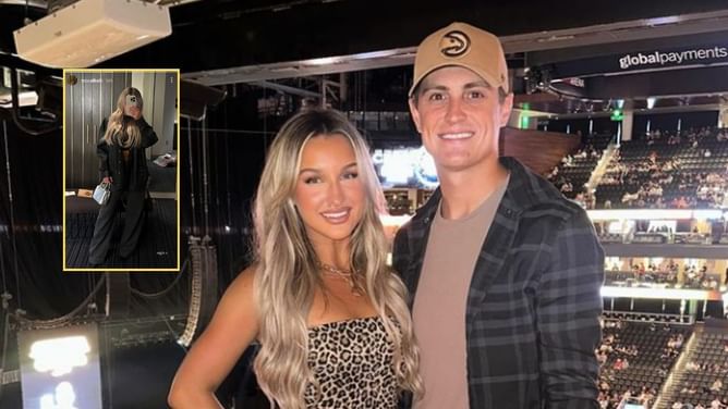 “I already look sleepy”: Zane Smith’s wife McCall dazzles in contrasting colors on her first night in Las Vegas