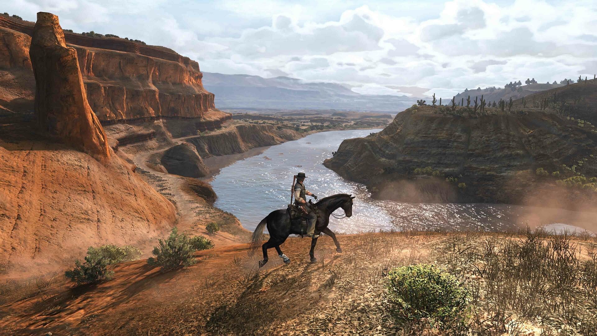 Red Dead Redemption runs at 1440p on the RTX 3060 Ti (Image via Rockstar)