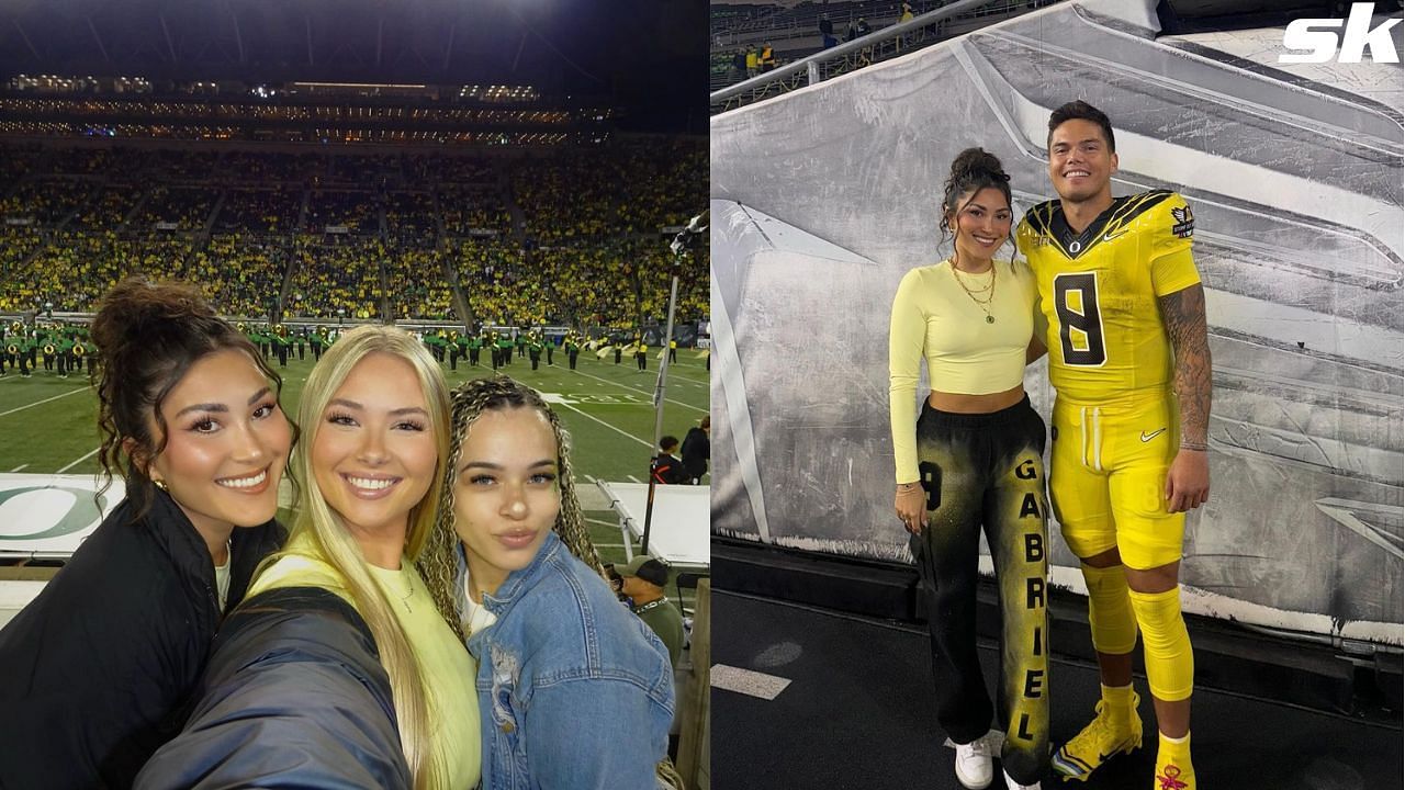 Zo Caswell and her friends enjoy Oregon Ducks game. Credit: Zo Caswell/Instagram