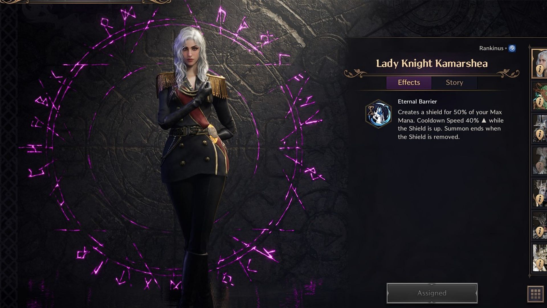 Lady Knight Kamarshea Guardian in Throne and Liberty (Image via NCSoft)