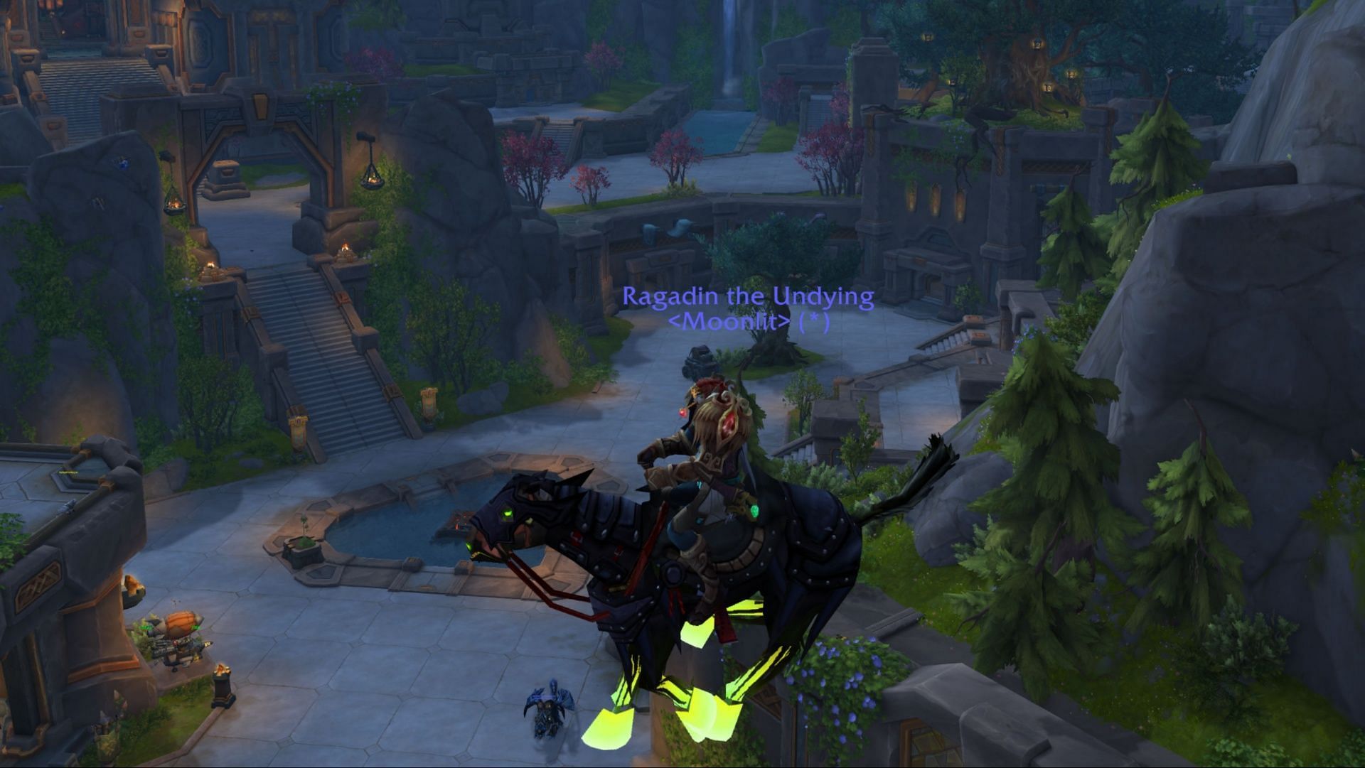 It took me almost two full holiday seasons to get this mount - good luck! (Image via Blizzard Entertainment)