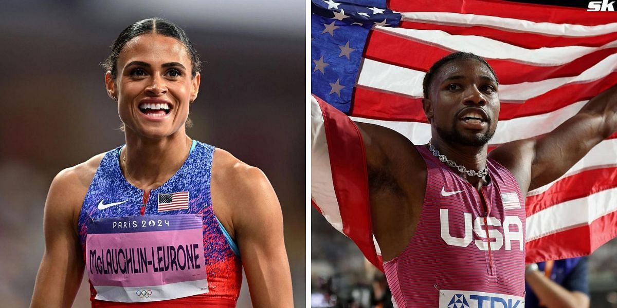 Sydney McLaughlin-Levrone and Noah Lyles are nominees for the World Track Athlete of the Year 2024 award. PHOTO: Both from Getty Images