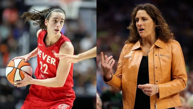 Caitlin Clark of the Indiana Fever and former Connecticut Sun coach Stephanie White. Photo Credits: Imagn