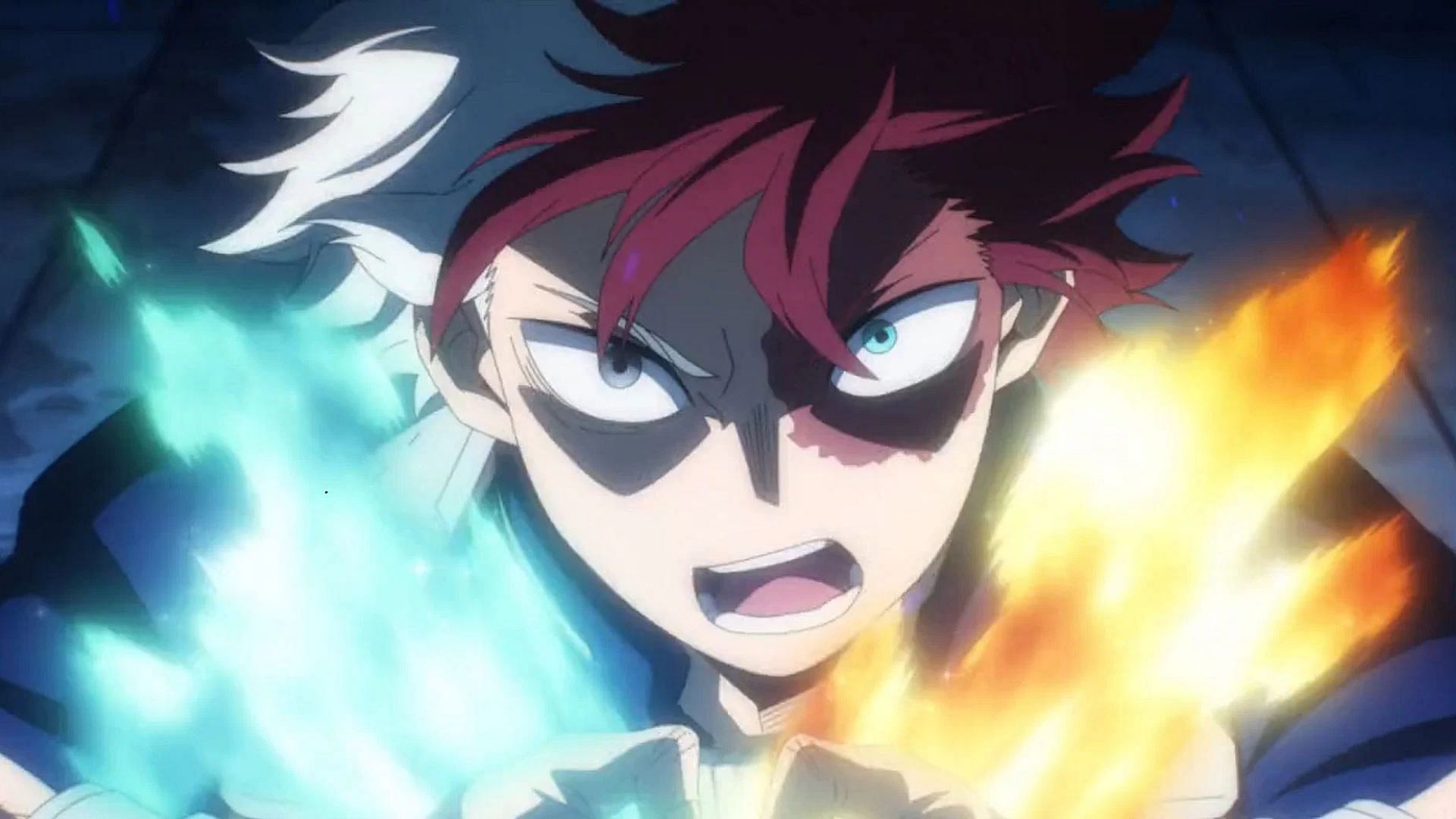 Todoroki as shown in the My Hero Academia anime (Image via Studio Bones)