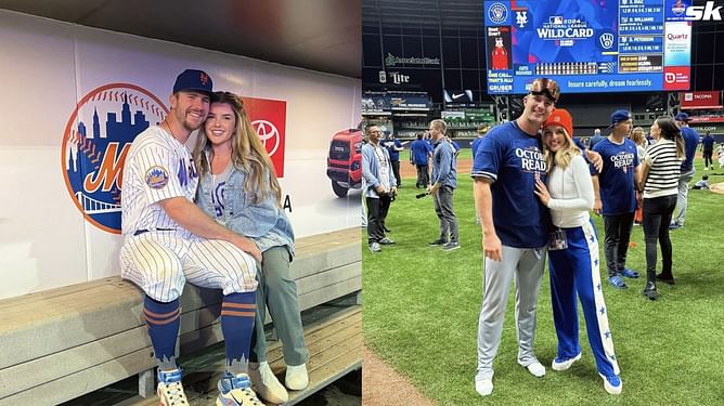 Pete Alonso's wife Haley reacts to Mets star husband's '3 run bomb' during NLCS Game 5 vs. Dodgers