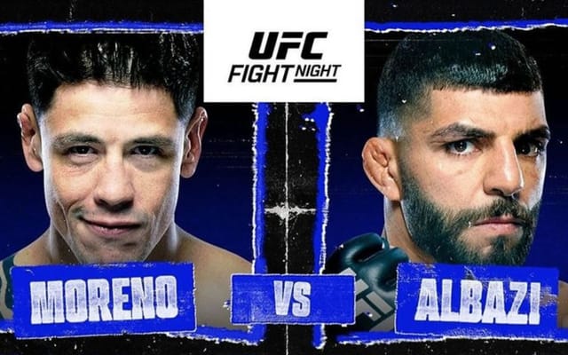 Brandon Moreno vs. Amir Albazi: UFC Fight Night: Brandon Moreno vs ...