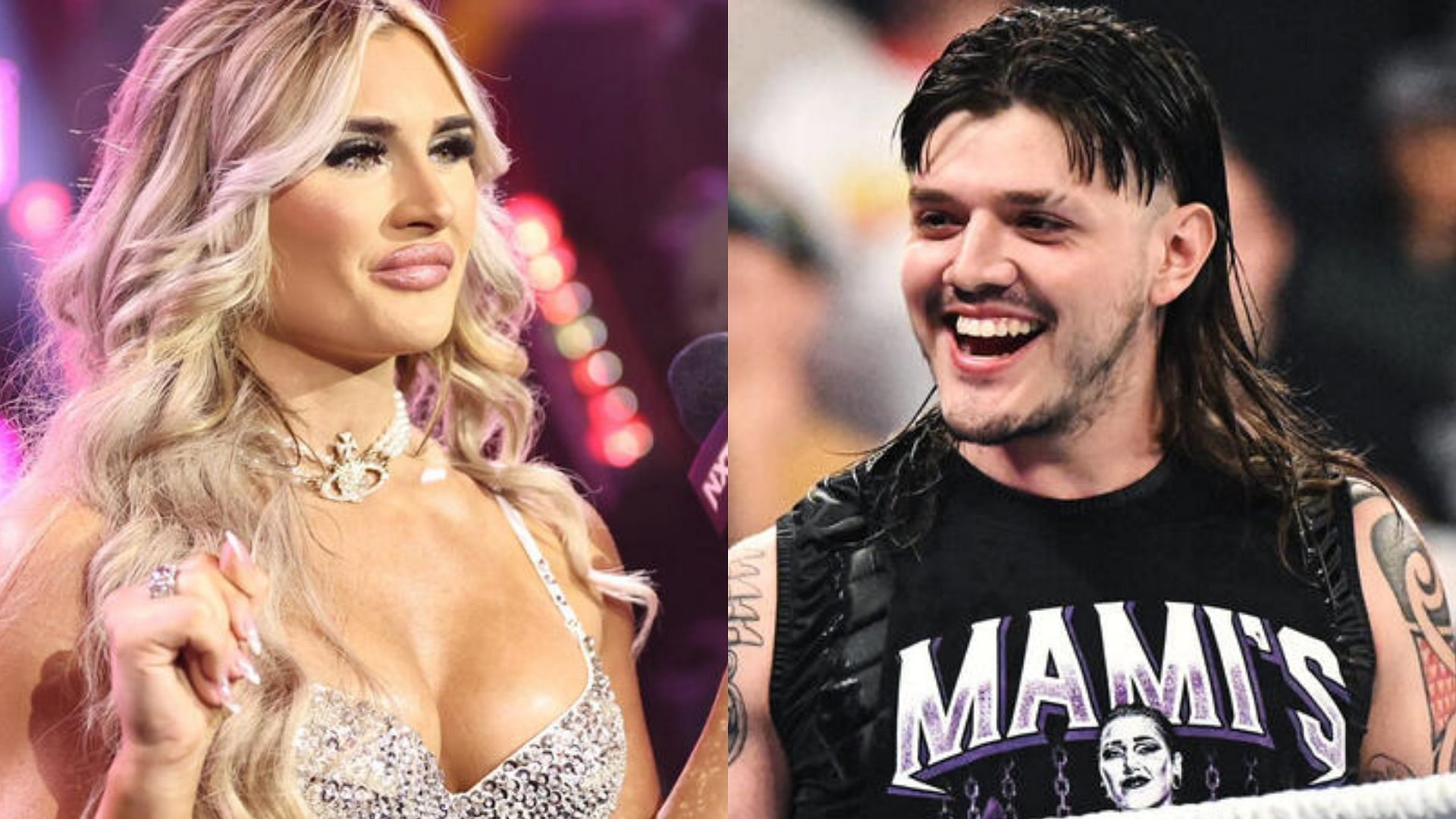 Tiffany Stratton and Dominik had an exchange (Credit: WWE.com)