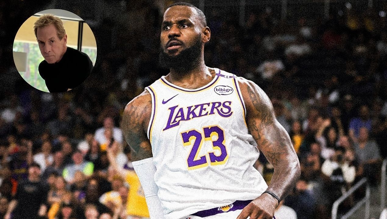 Skip Bayless cites LeBron James &quot;$50 million&quot; salary in latest rant against Lakers superstar: &quot;You just have to suck it up&quot; (Credit: Lakers/X and Skip Bayless/X)