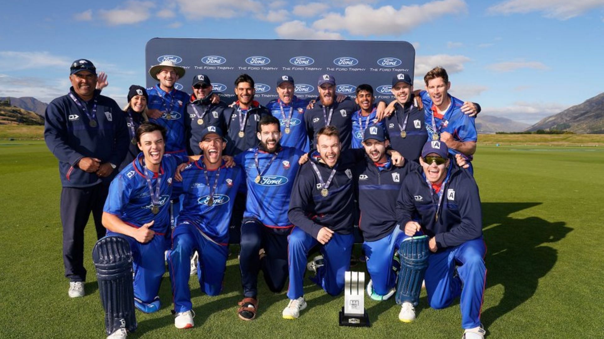 Auckland Aces won the 2021-22 edition of the Ford Trophy (Image Credits: Blackcaps/X)