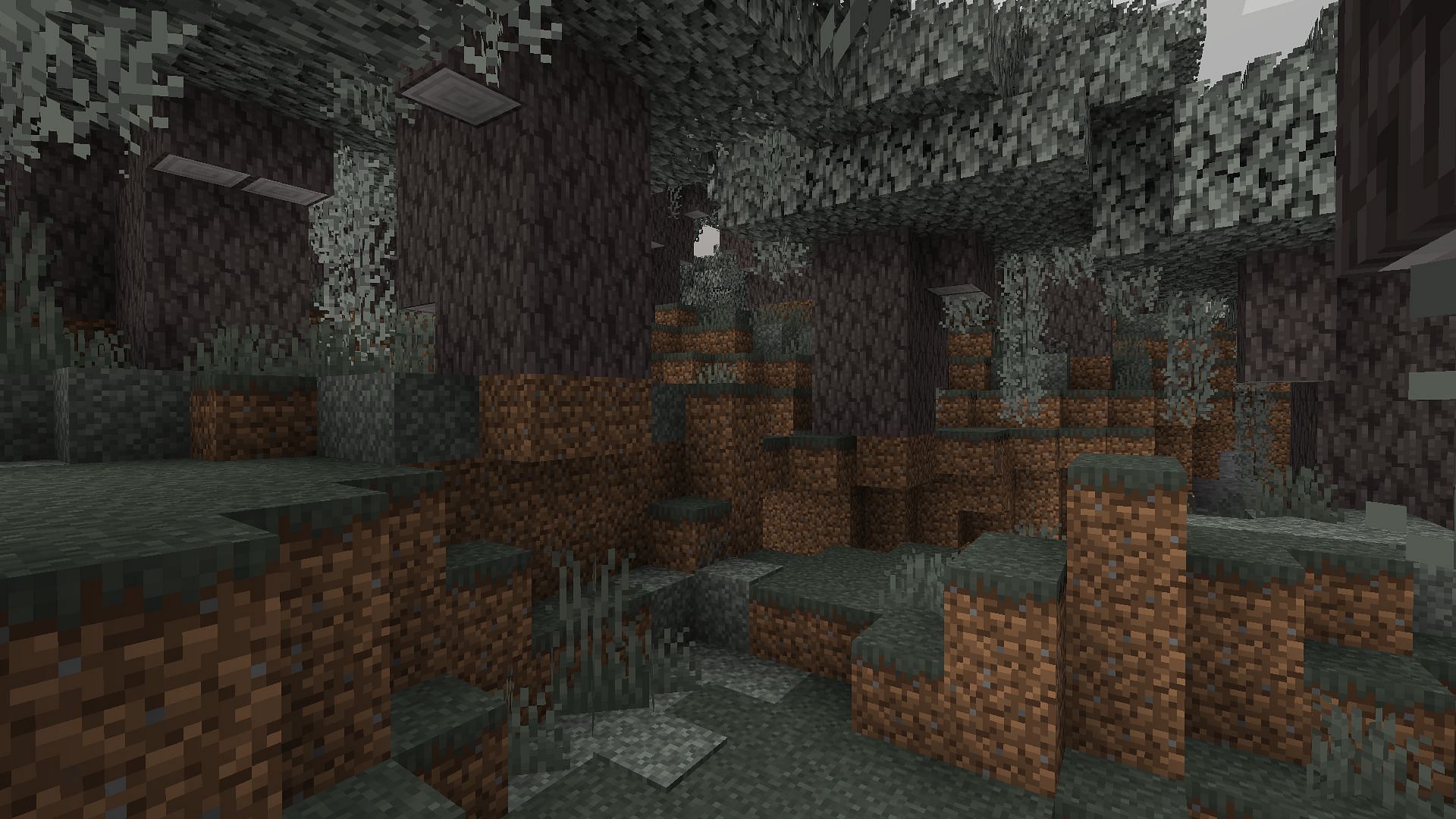 There are no animal mobs in the Pale Garden (Image via Mojang Studios)