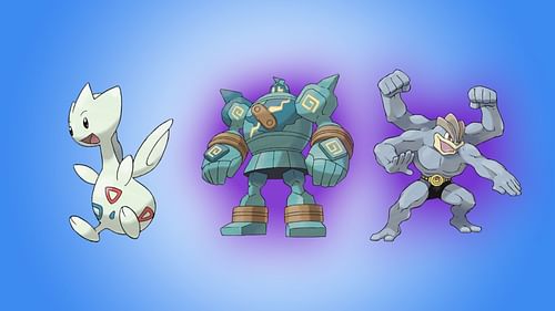 Togetic, Shadow Golurk, and Shadow Machamp (Image via TPC)