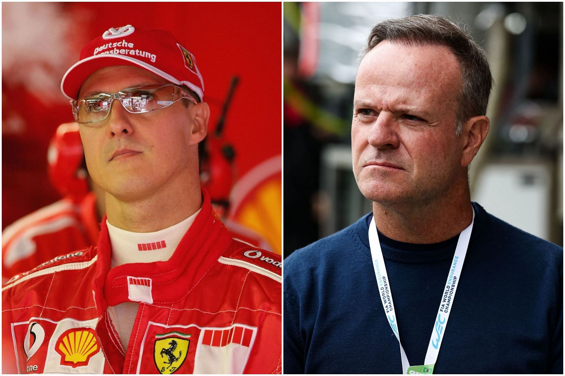 Michael Schumacher (L) and Rubens Barrichello (R) (Image via Getty)