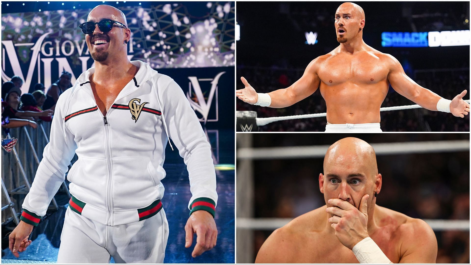 Giovanni Vinci in action on WWE SmackDown