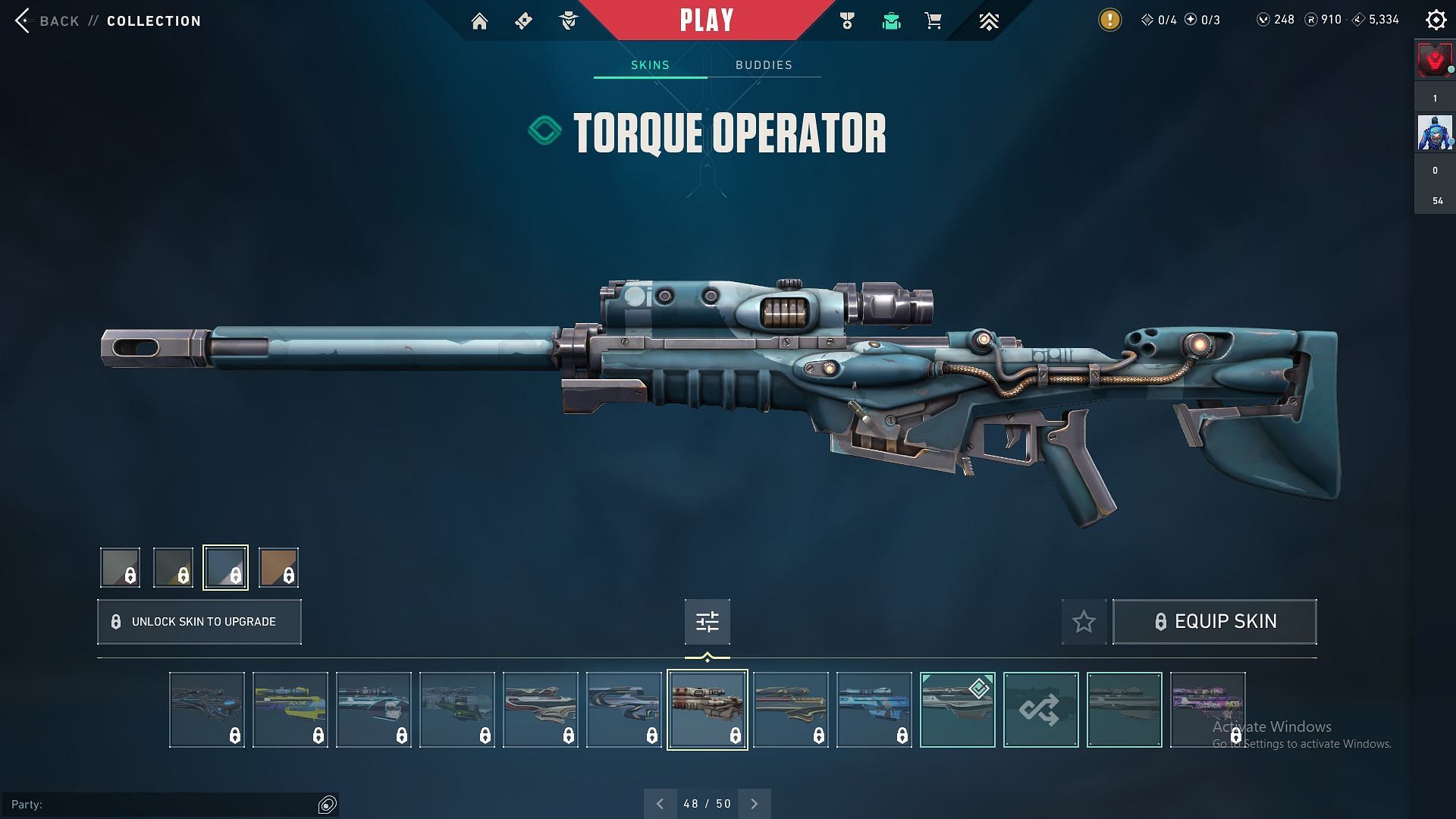 The Torque Operator in its blue variant (Image via Riot Games)