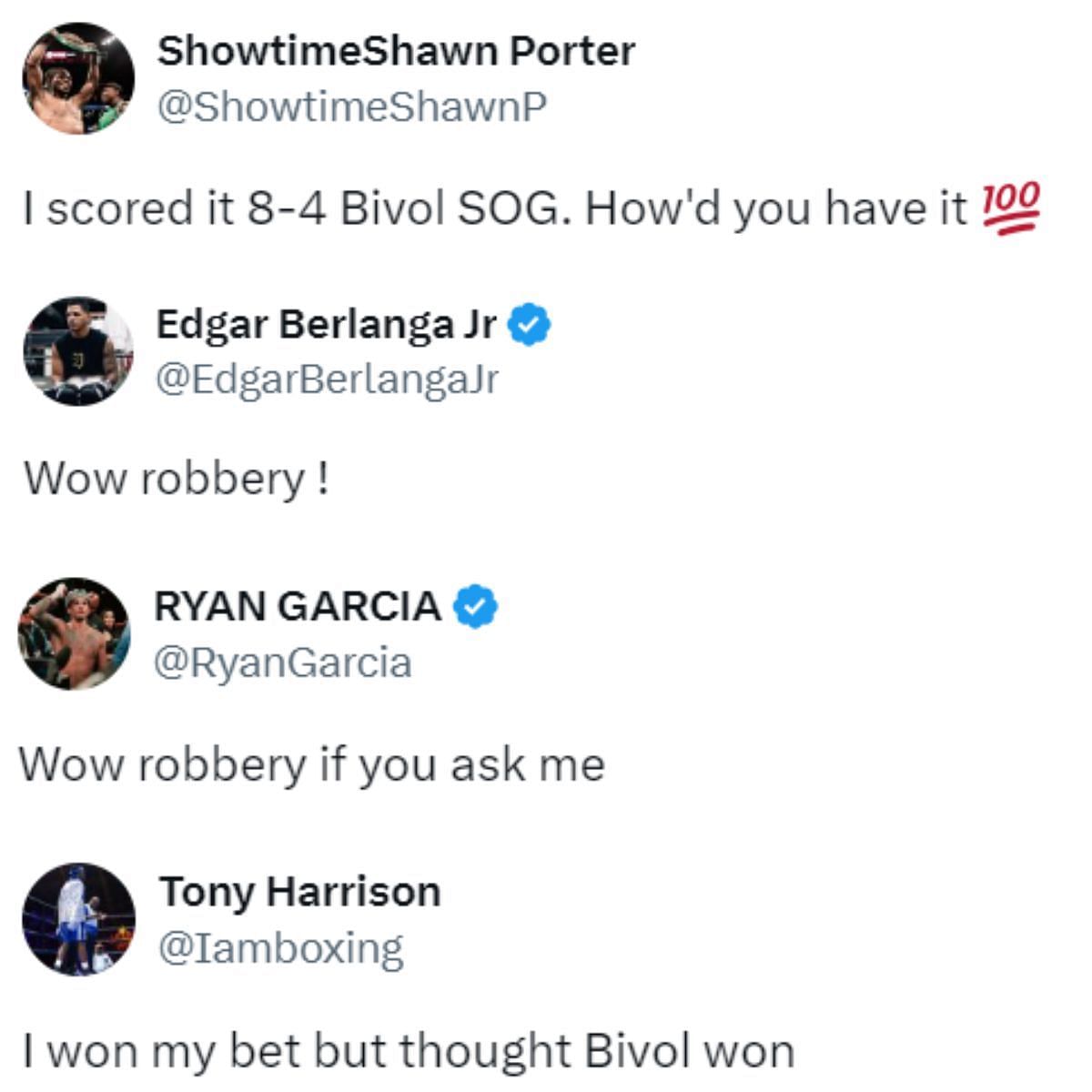 Some boxers felt that Dmitry Bivol was robbed