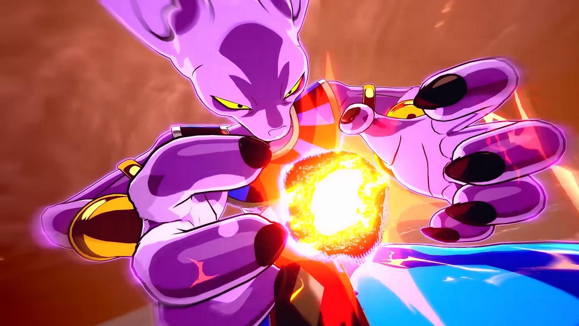 Attack Beerus while in Sparking Mode and fire Ki Blasts every 30 seconds (Image via Bandai Namco)