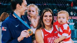 Pic: Breanna Stewart and her wife Marta Xargay pose adorably with their children ahead of Liberty's championship parade