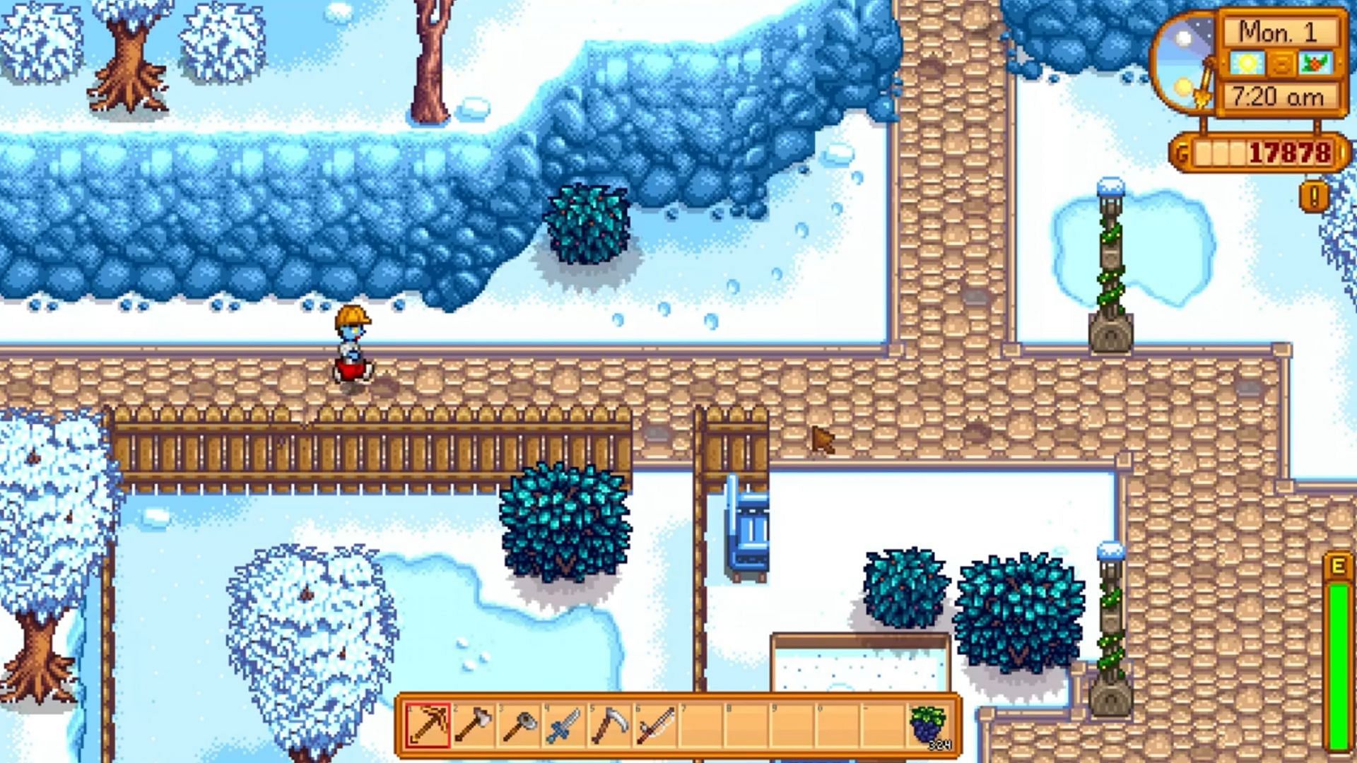 How to complete the Winter Mystery quest in Stardew Valley (Image via Steam)